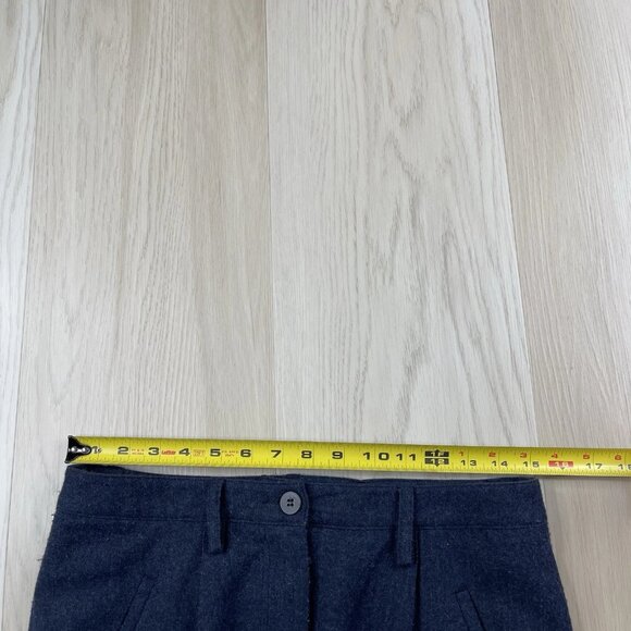 Sibel Saral Pants Trousers Wool Blend Cropped Bottom Edge Women’s Size XS Italy - Picture 12 of 13